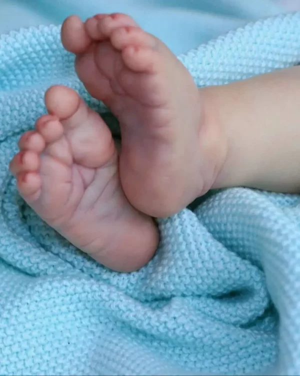 Bebê Reborn Menina em Silicone Vinil Corpo Inteiro com Cabelo Implantado e Veias Visíveis - Image 6