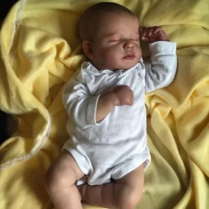 Bebê Reborn Heloá, recém-nascido realista com Veias aparentes, cílios