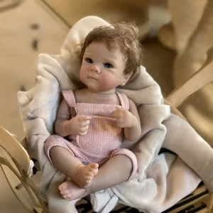 Bebê Reborn Realismo, Veias Visíveis, Silicone de Alta Qualidade, Corpo Inteiro Lavável,  Acessórios Incluídos