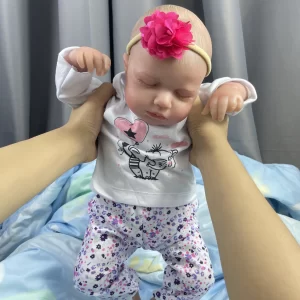 Bebê Reborn Luara Dormindo corpo de tecido