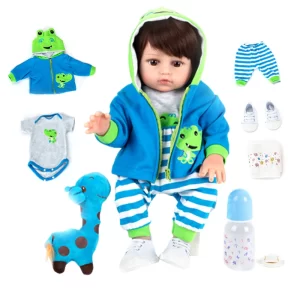 Bebê Reborn Samuel Toque Realista, Silicone 100% Ecológico
