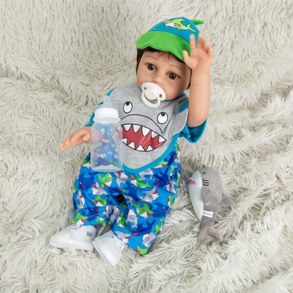 Bebê Reborn Tubarão: Realismo em Silicone com Frete Rápido - Image 3